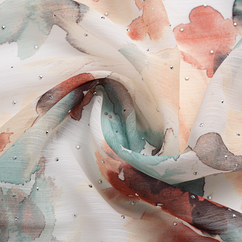 Šifón, satén, imitácia hodvábu bytový textil/pyžamové látky